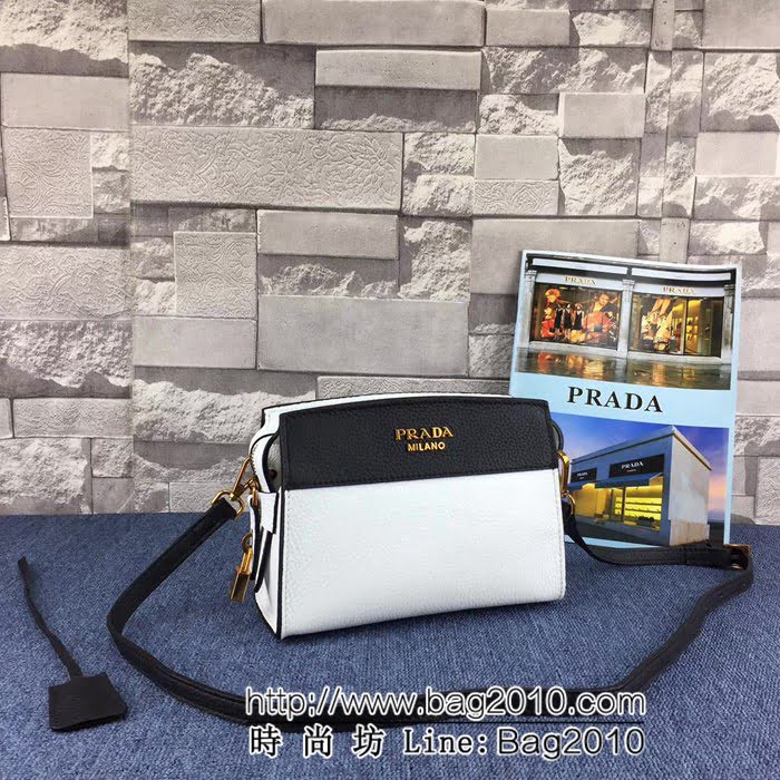 普拉達PRADA原單 新款 prada esplanade bag 1BH043原廠義大利荔枝紋牛皮單肩斜挎包 PHY1388