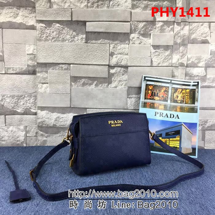 普拉達PRADA原單 新款 prada esplanade bag 1BH043 原廠義大利荔枝紋牛皮單肩斜挎包 PHY1411