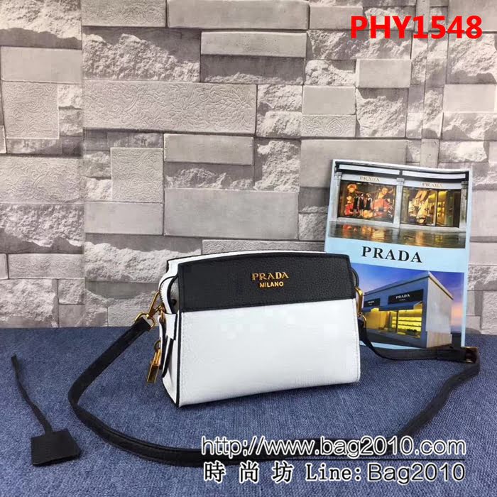 普拉達PRADA原單 新款 prada esplanade bag 1BH043 荔枝紋牛皮 單肩斜挎包 PHY1548