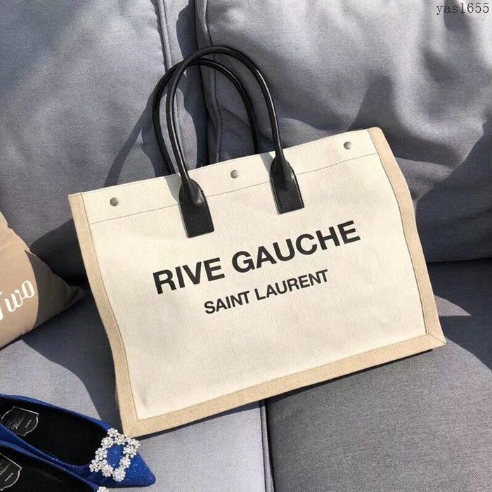 YSL女包 59909 Rive Gauche Tote Bag 左岸購物袋 聖羅蘭手提包  yas1655