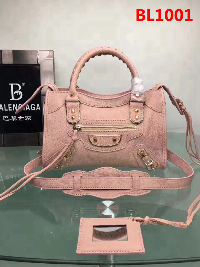 BALENCIAG巴黎世家 頂級原版皮 山羊皮 手提斜挎包  BL1001