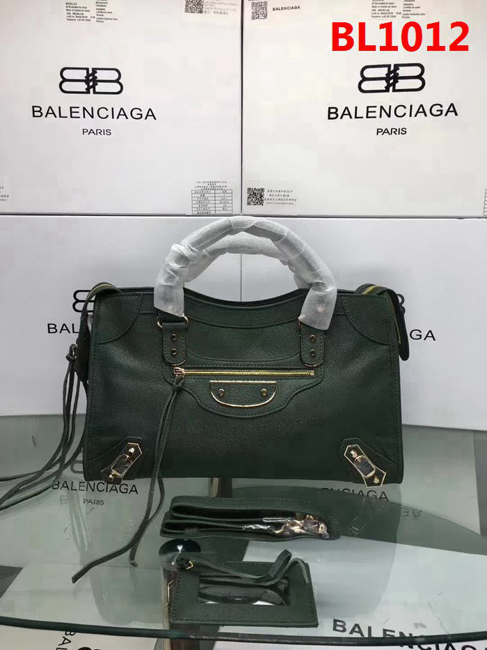 BALENCIAG巴黎世家 新款 小金釘 原版義大利進口山羊皮 手提單肩斜挎包  BL1012