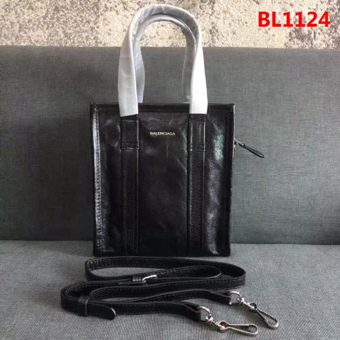 BALENCIAG巴黎世家 BALENCICGA BAZAR SHOPPER 2023新款 XS號 手提肩背包 黑色  BL1124