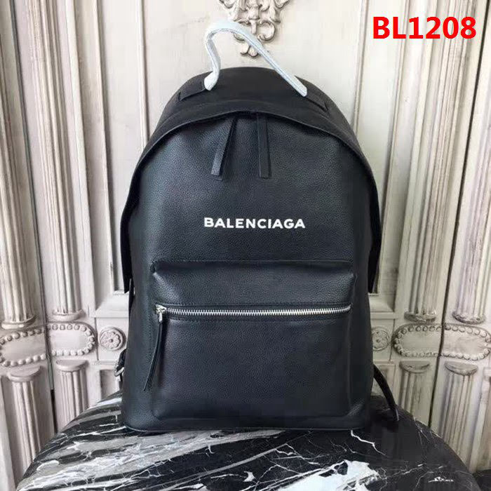 BALENCIAG巴黎世家 雙肩背囊 獨家定制 進口荔枝紋小牛皮雙肩包  BL1208