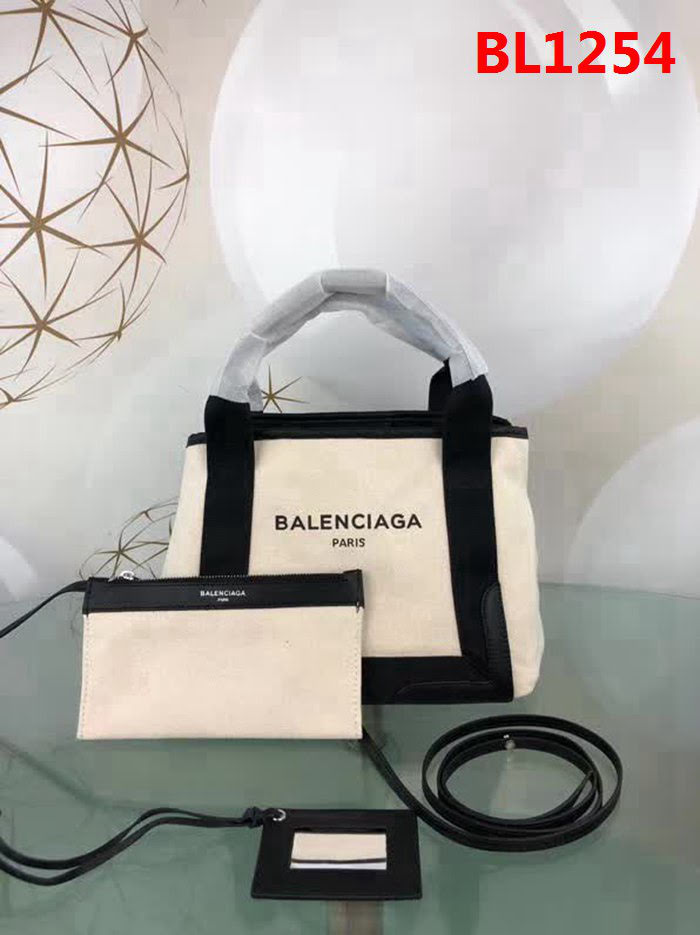 BALENCIAG巴黎世家 17春夏新款 NAVY CABAS 子母購物袋 進口耐磨棉質帆布  BL1254