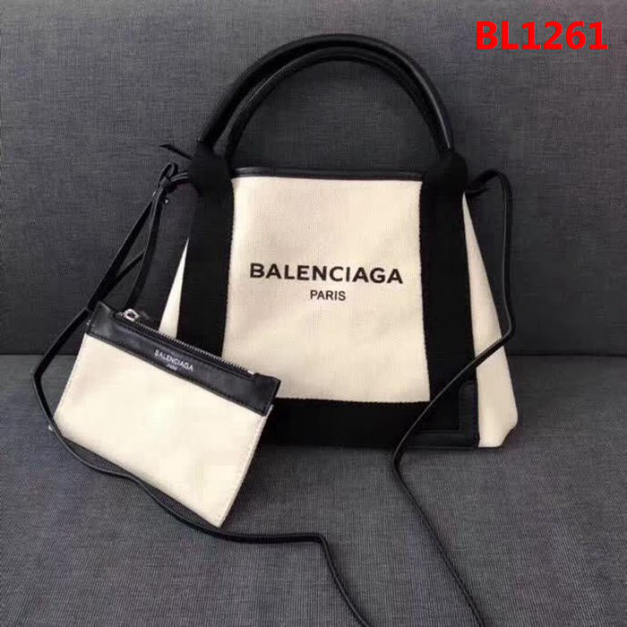 BALENCIAG巴黎世家 BALENCIAGA Navy Cabas 子母手提包 沙灘包  BL1261