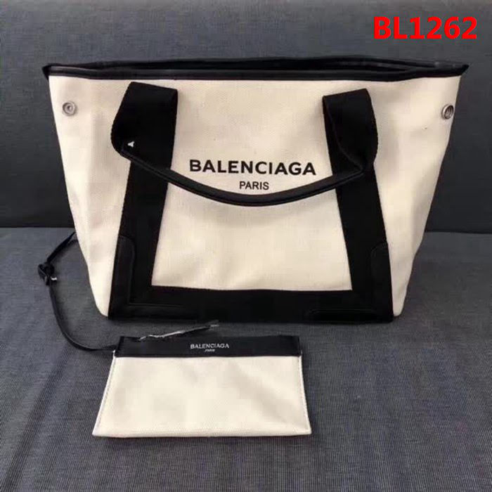 BALENCIAG巴黎世家 BALENCIAGA Navy Cabas 子母手提包 沙灘包  BL1262