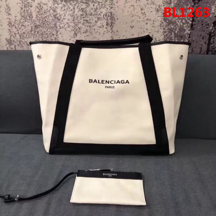 BALENCIAG巴黎世家 BALENCIAGA Navy Cabas 子母手提包 沙灘包  BL1263