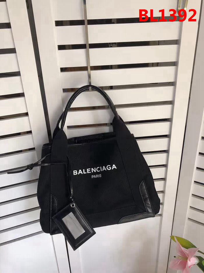 BALENCIAG巴黎世家 NAVY CABAS 子母購物袋 進口耐磨棉質帆布  BL1392