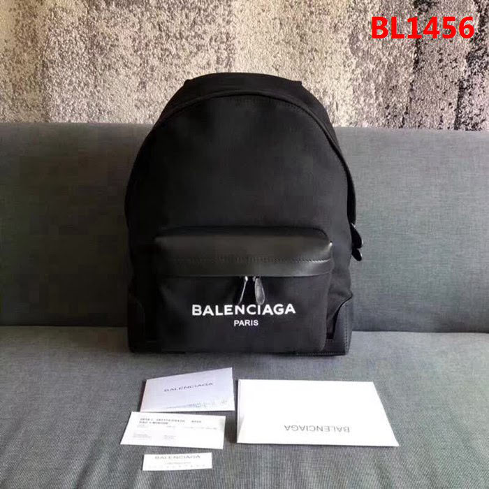 BALENCIAG巴黎世家  Le Dix Money 帆布配牛皮 雙肩包 小號  BL1456