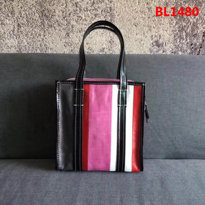 BALENCIAG巴黎世家 BALENCIAGA Bazar Shopper手袋22cm 條紋手提袋  BL1480