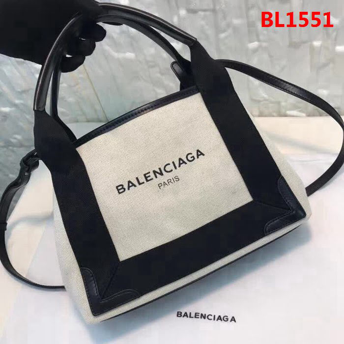 BALENCIAG巴黎世家 專櫃最新系列 升級版 定制原版麻帆布面料 米白色購物袋  BL1551