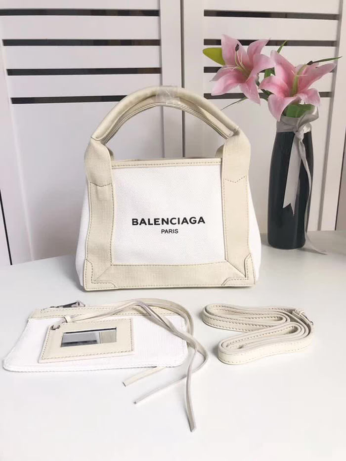 BALENCIAG巴黎世家 NAVY CABAS 子母購物袋 時尚帆布袋  BL1630