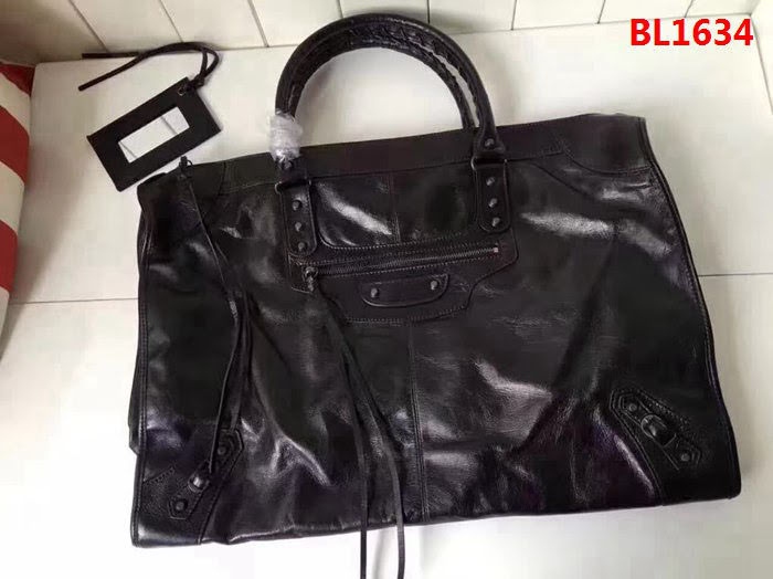 BALENCIAG巴黎世家 50cm油蠟牛皮手提袋 可以作為旅行包  BL1634