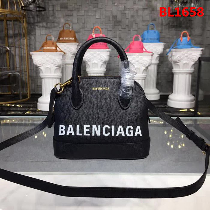 BALENCIAG巴黎世家 18SS系列小號貝殼包 十字紋小牛皮 亦可斜挎手提  BL1658