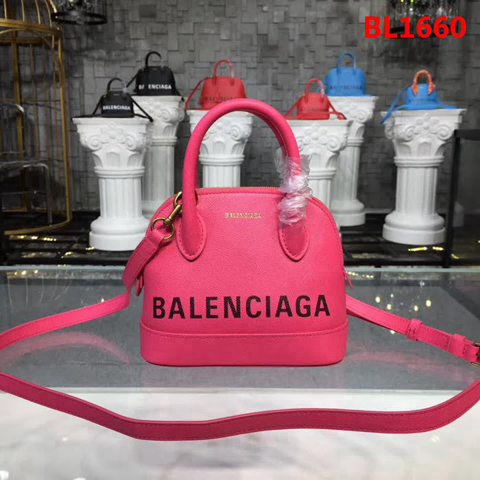 BALENCIAG巴黎世家 18SS系列小號貝殼包 十字紋小牛皮 亦可斜挎手提  BL1660