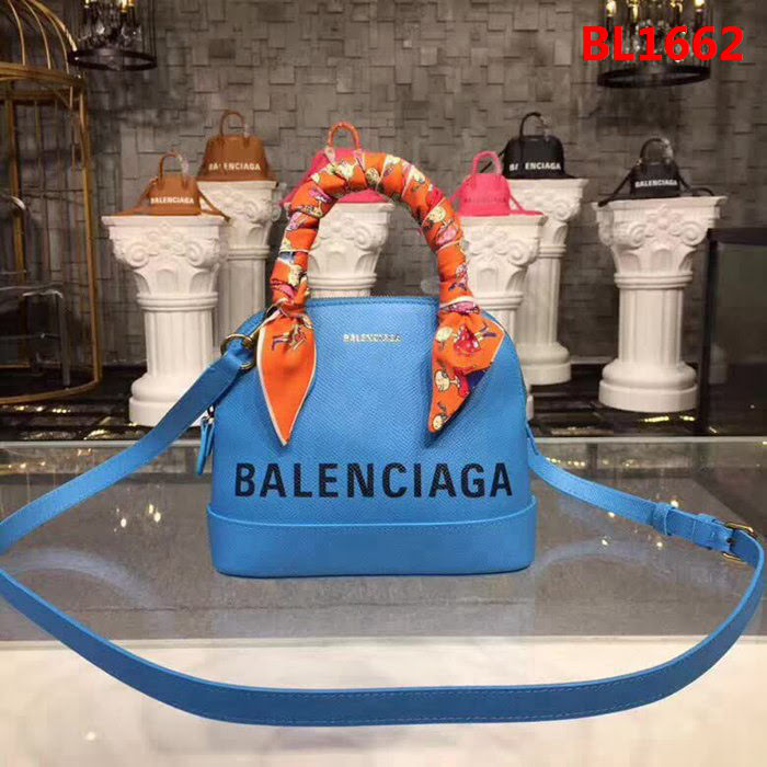 BALENCIAG巴黎世家 18SS系列小號貝殼包 十字紋小牛皮 亦可斜挎手提  BL1662