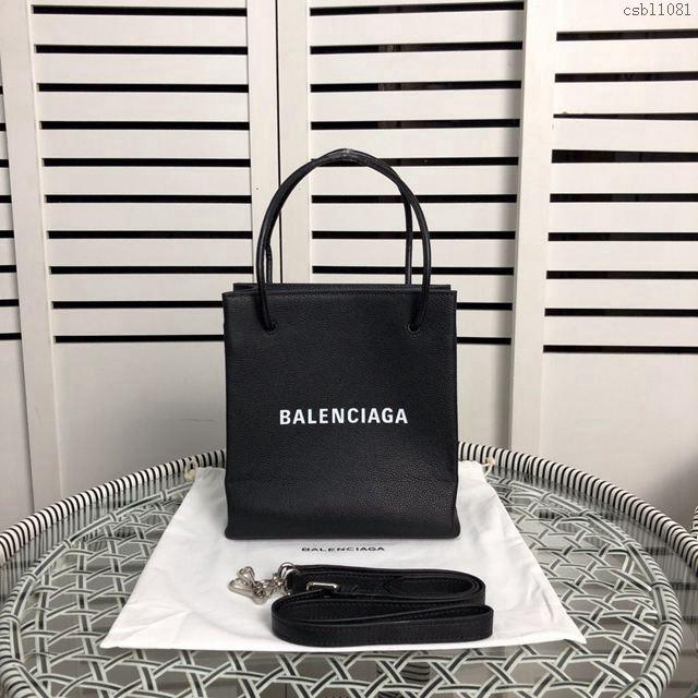 Balenciaga女包 巴黎世家迷你方形購物包 巴黎世家小牛皮手提袋  csbl1081