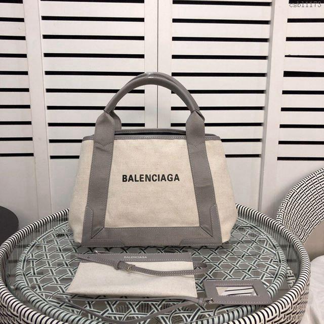 Balenciaga女包 巴黎世家新版爆款 帆布字母包 新版一行字 中號手提包  csbl1173