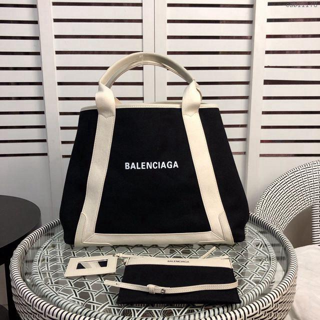 Balenciaga女包 巴黎世家新版爆款 帆布字母包 新版一行字 大號手提包  csbl1178