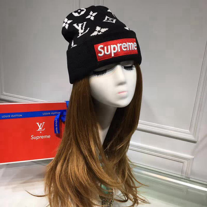 Supreme*LV聯名 經典原單 針織羊毛帽 LLWJ6609