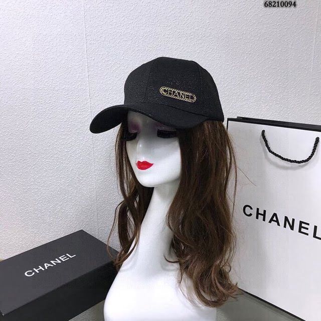 Chanel女士帽子 香奈兒閃鑽棒球帽鴨舌帽  mm1036