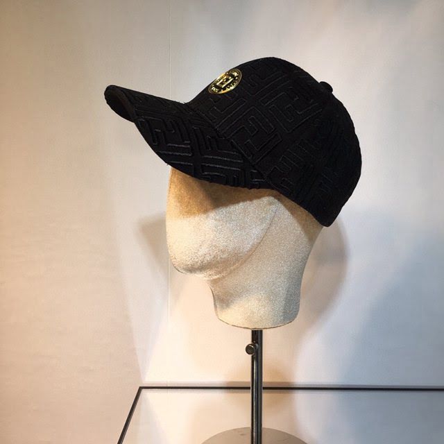 Fendi男女同款帽子 芬迪新品FF棒球帽鴨舌帽  mm1256