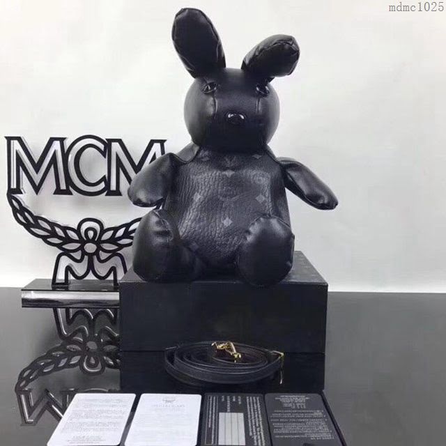 MCM女包 原單 吉祥物小兔子 Visetos印花塗層帆布 MCM單肩斜挎女包  mdmc1025