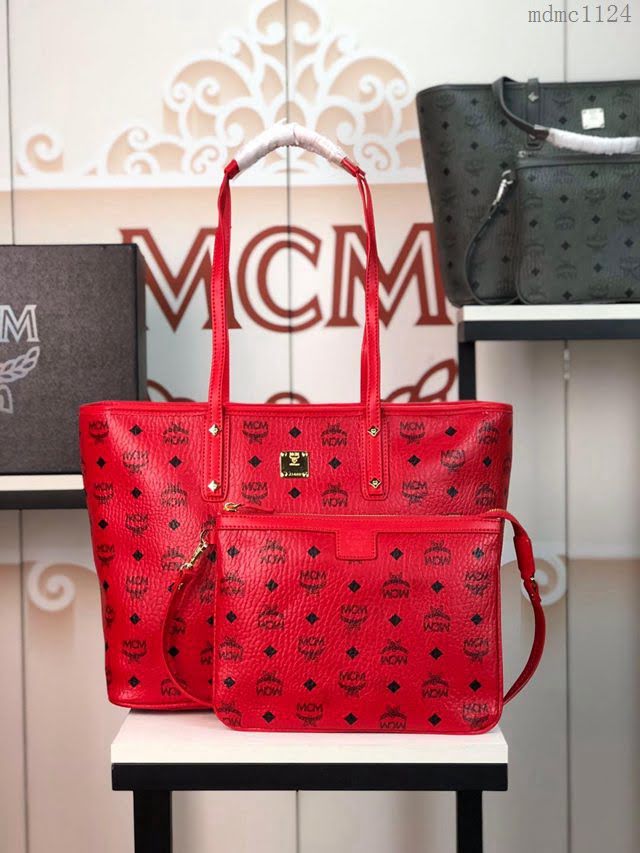 MCM女包 原單 6268 MCM新Anya母子購物袋 MCM女手拎包 單肩包  mdmc1124