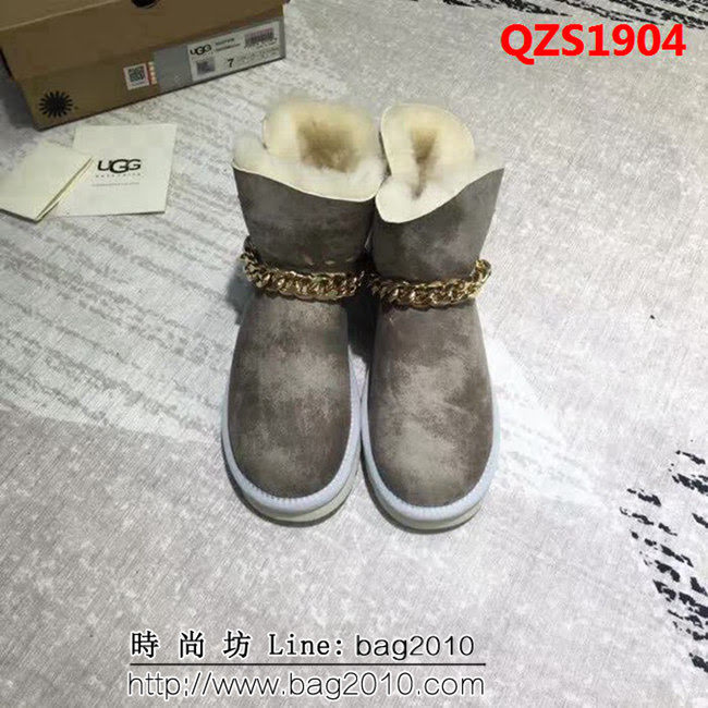 UGG 2018冬季新款 沙色啞光面 防風保暖 雪地靴 QZS1904