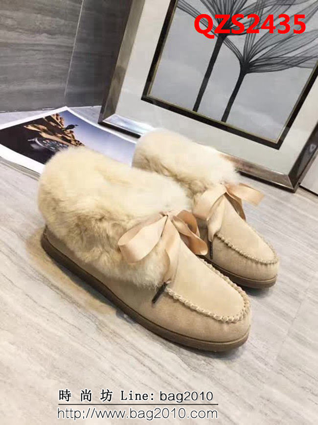 UGG 18年限量版 卡兔毛領 時尚保暖 雪地靴 QZS2435