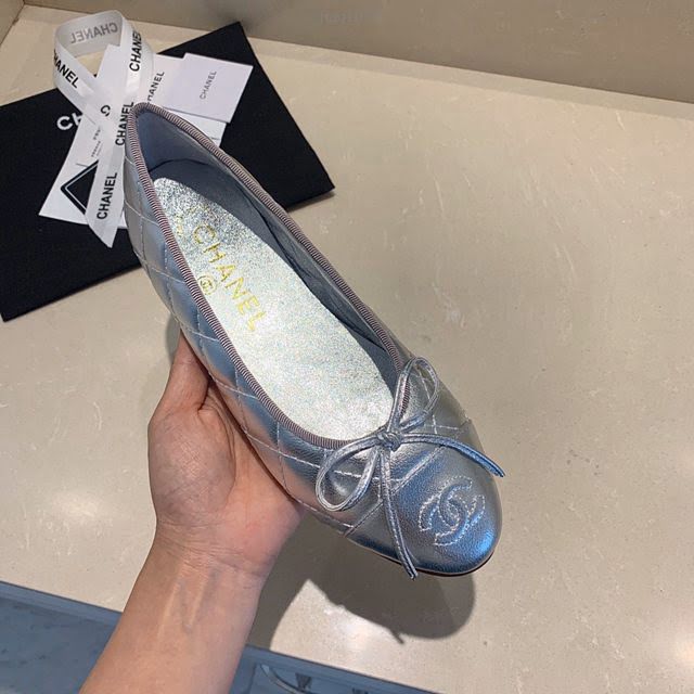 Chanel女鞋 香奈兒頂級芭蕾舞鞋 Chanel羊皮舒適平底鞋  naq1076