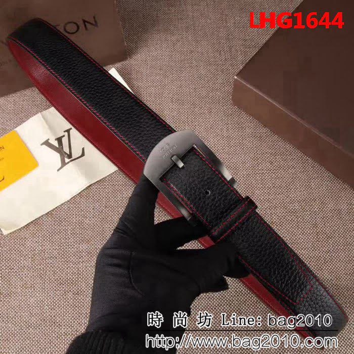 路易威登LV logo Taurillon 經典男士皮帶 LHG1644