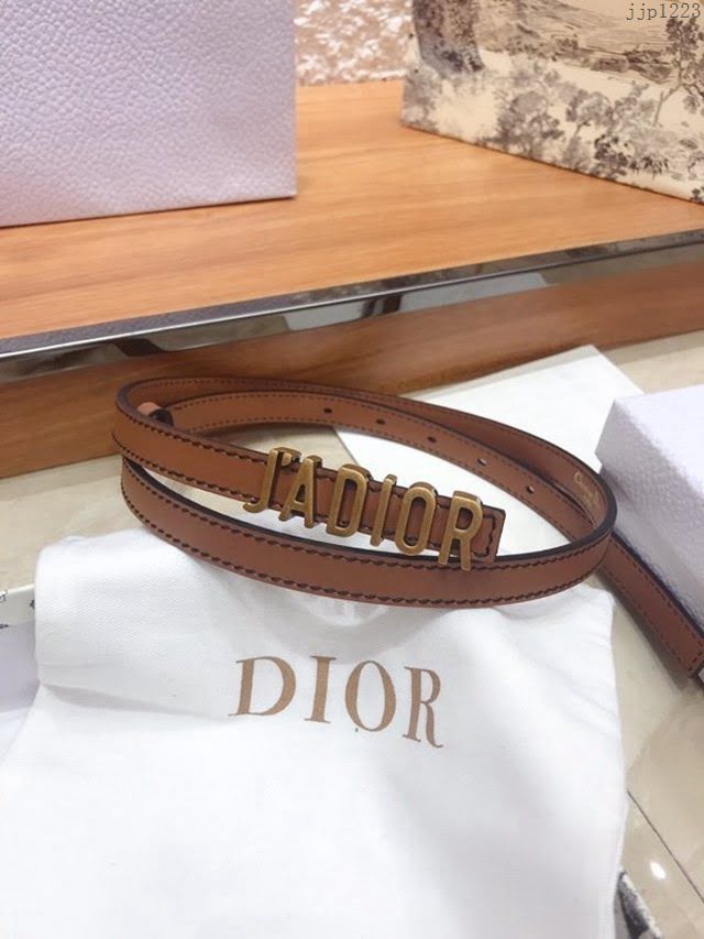 Dior女士腰帶 迪奧經典復古小字母牛皮腰帶  jjp1223