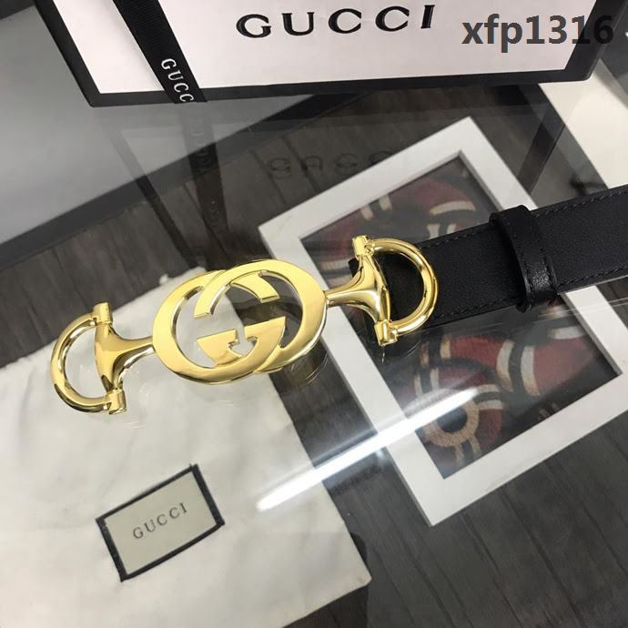 GUCCI古馳 官網新款 正品規格 原單品質 蜂巢底原版扣 雙G馬銜扣 時尚百搭款皮帶  xfp1316