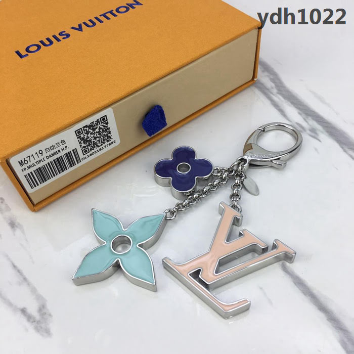 路易威登LV 頂級原單 M67119白叻蘭色 Fleur de Monogram 包飾 任意搭配 路易威登各個標誌性包款  ydh1022