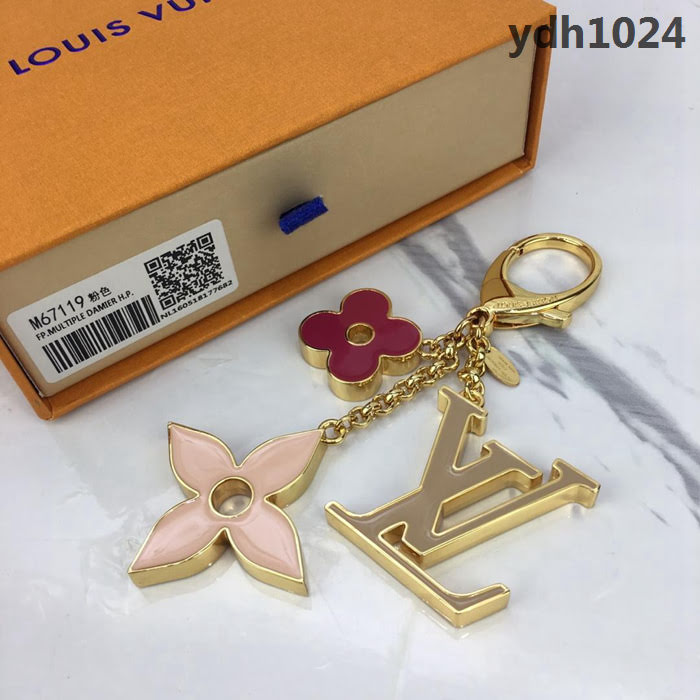 路易威登LV 頂級原單 M67119粉色 Fleur de Monogram 包飾 任意搭配 路易威登各個標誌性包款  ydh1024