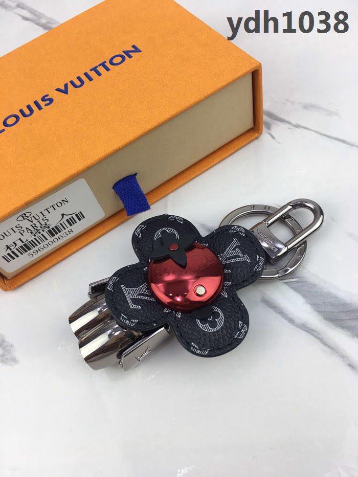 路易威登LV 頂級原單 MP1990紅 LV 太陽花機器人掛飾 鑰匙扣  ydh1038