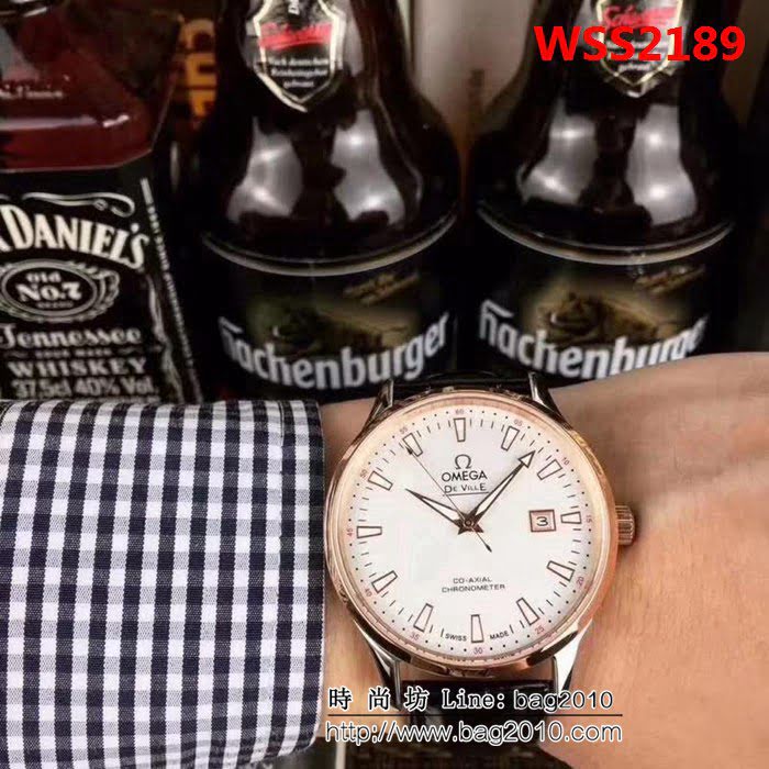歐米茄OMEGA 鍍膜玻璃 精品男士腕表 WSS2189