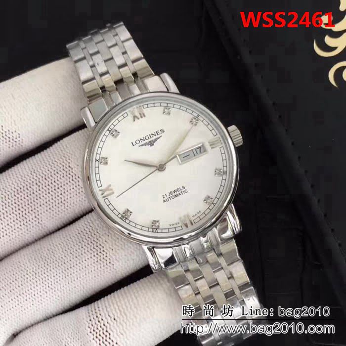 LONGINES浪琴 獨家品質 西鐵城8215男士腕表 WSS2461