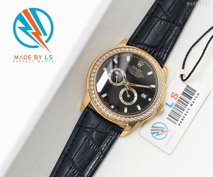 ROLEX勞力士 迪通拿 新系列 最新 原裝日本進口機械機芯 九字位二十四小時顯示 男士腕表  wssb4512