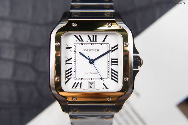 卡地亞專櫃爆款手錶 Cartier經典款Santos山度士系列 卡地亞複刻品女裝腕表  gjs1774