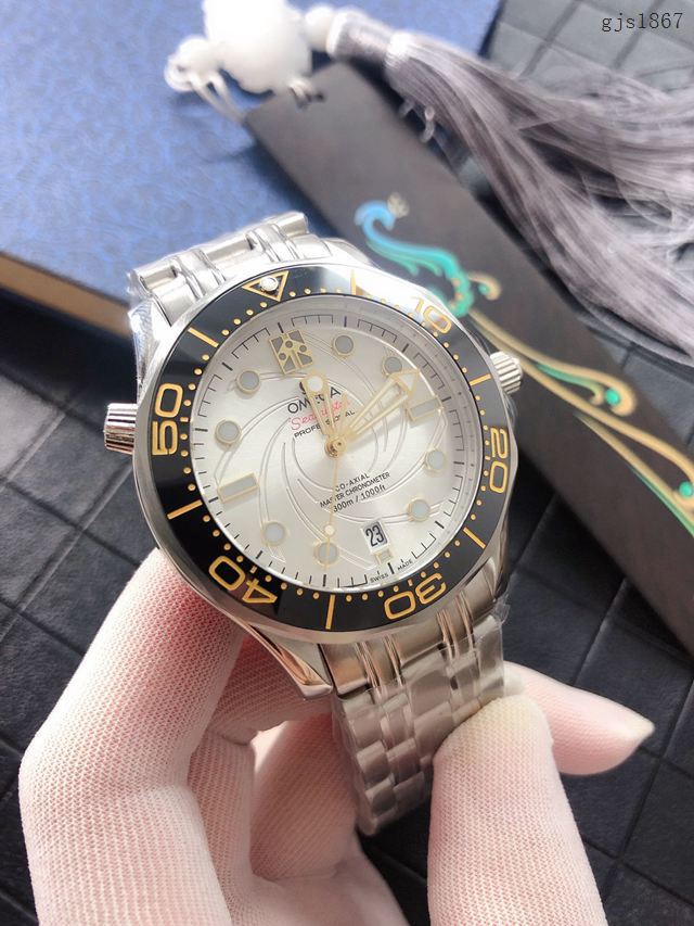 歐米茄男士手錶 OMEGA海馬300米潛水表 歐米茄經典款男士腕表  gjs1867