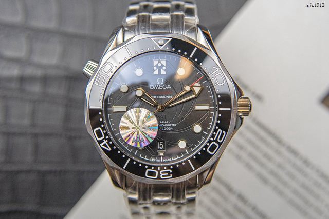 歐米伽手錶 OMEGA海馬系列300米潛水表詹姆斯邦德限量版男士腕表  gjs1912