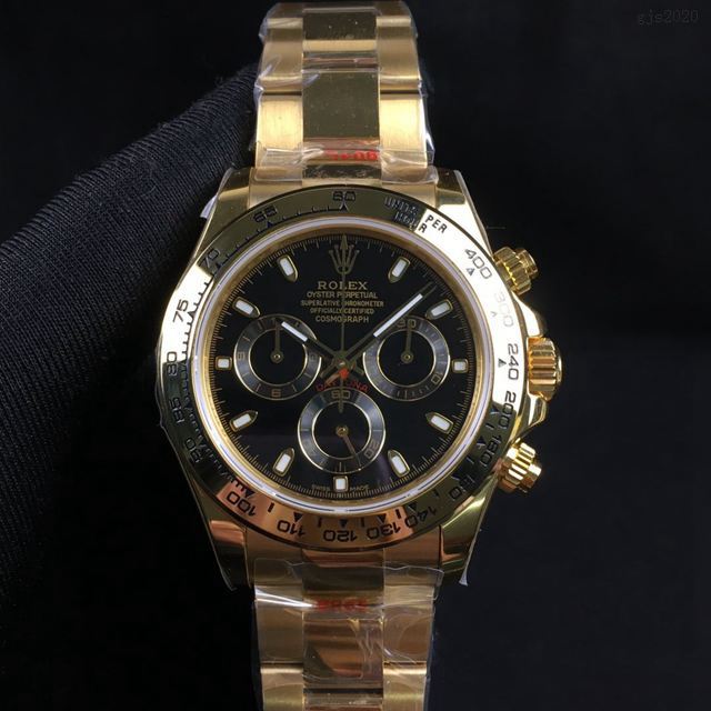 勞力士複刻手錶 Rolex超薄迪通拿新品 灰白金迪 玫瑰金迪 黃金迪 熊貓迪經典男士腕表  gjs2020