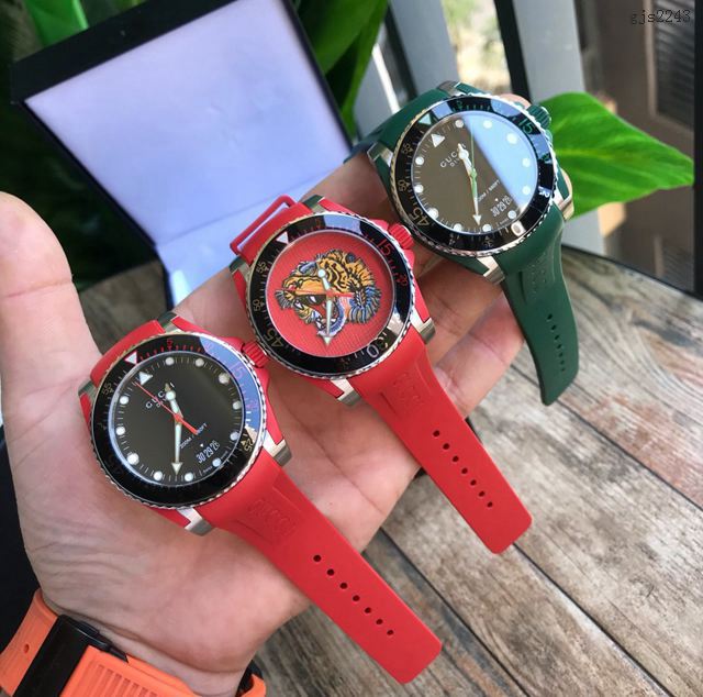 古馳手錶 Gucci專櫃2018最新款瑞士石英腕表 男女通用  gjs2243