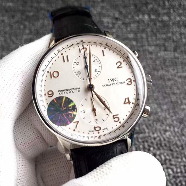 IWC手錶 V4版 IWC萬國葡萄牙系列 自動機械計時跑秒腕表3714 IW371445 萬國男表 萬國高端機械男士腕表  hds1158