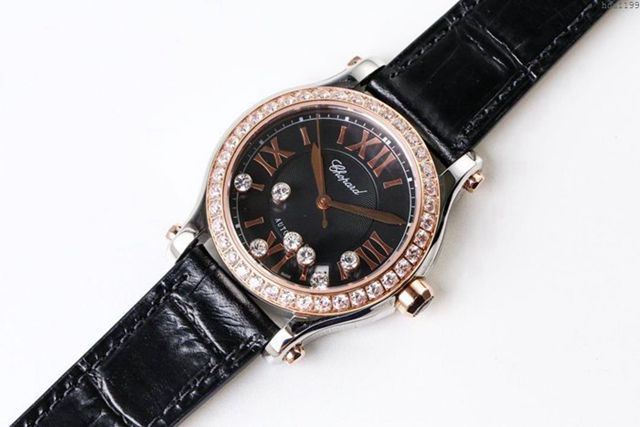 Chopard手錶 HAPPY DIAMONDS系列 274808-5001 全自動機械男士腕表 蕭邦高端男表  hds1199