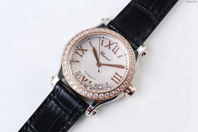 Chopard手錶 HAPPY DIAMONDS系列 274808-5001 全自動機械男士腕表 蕭邦高端男表  hds1201