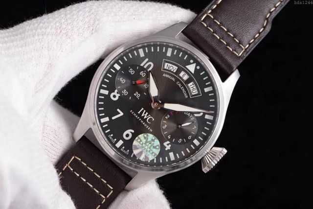 IWC手錶 V2升級版 IW502708 大型日曆顯示窗時計 萬國表高版本新款男表 萬國機械男士腕表  hds1244